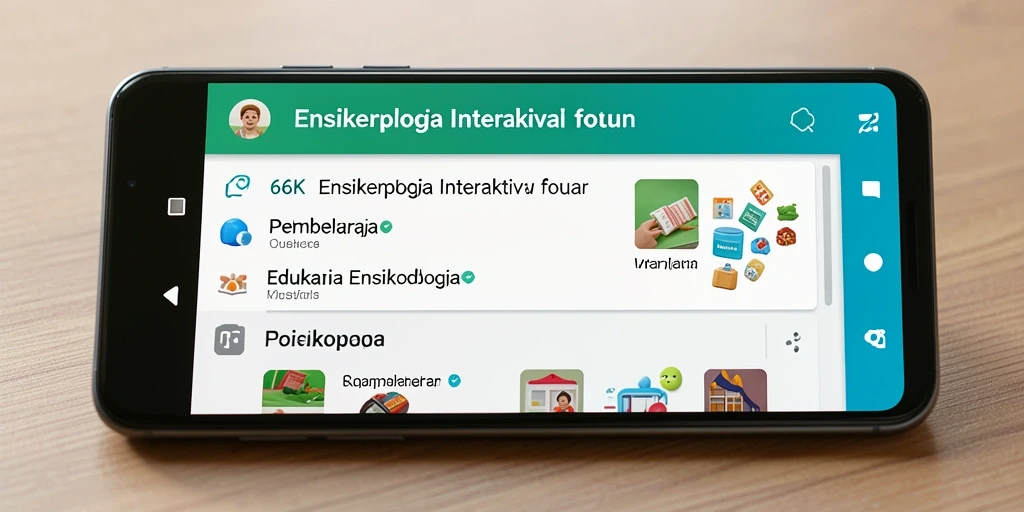 Antarmuka pengguna aplikasi 66K dengan fitur ensiklopedia yang informatif.