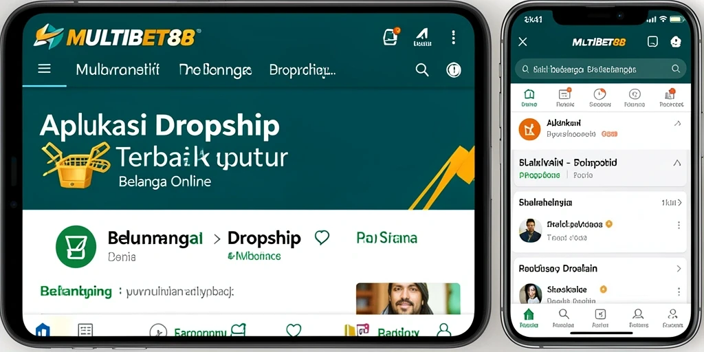 Antarmuka pengguna aplikasi MULTIBET88 untuk pengalaman belanja yang mudah.