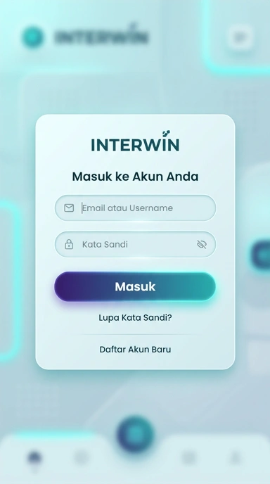 Masuk Akun Interwin untuk Pengguna Android